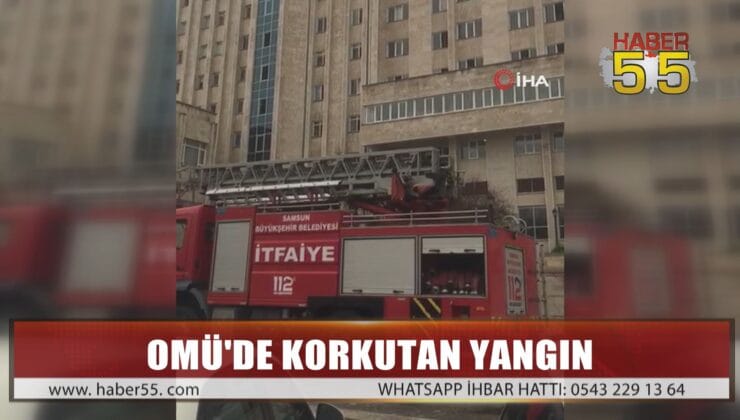OMÜ TIP FAKÜLTESİ’NDE YANGIN