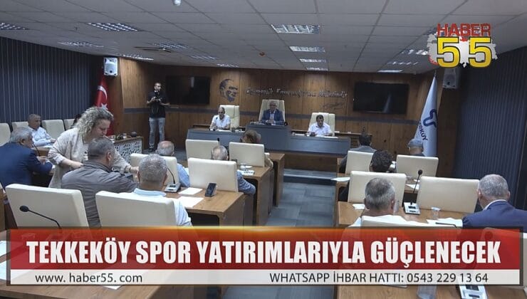TEKKEKÖY’DE SPOR YATIRIMLARI DEVAM EDİYOR