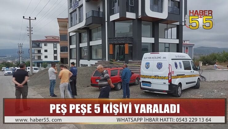 5 KİŞİYİ SİLAHLA YARALAYIP POLİSE TESLİM OLDU