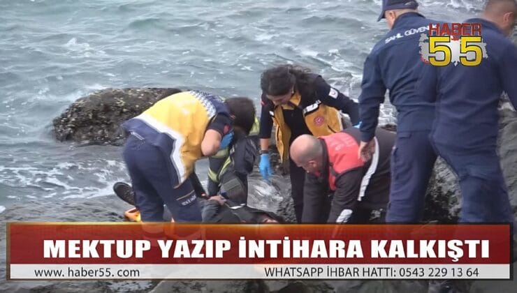 SAMSUN’DA İNTİHARA TEŞEBBÜS EDEN ŞAHSI BALIKÇILAR KURTARDI