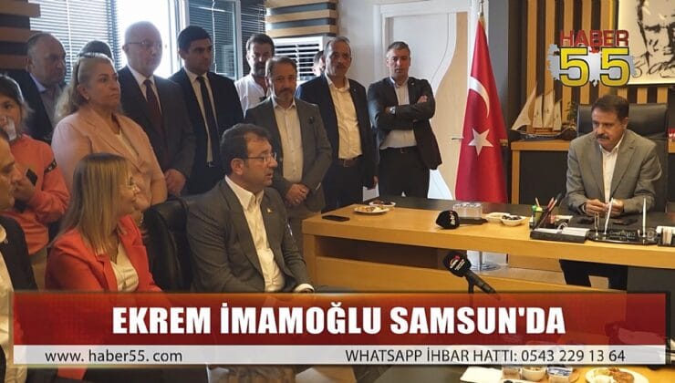 İMAMOĞLU’NA SAMSUN’DA SEVGİ SELİ