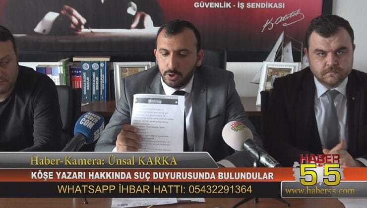 GÜVENLİK GÖREVLİLERİ İLE KÖŞE YAZARI KARŞI KARŞIYA GELDİ