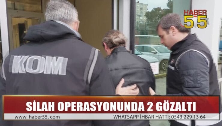 SAMSUN’DA 1 KALAŞNİKOF VE 5 TABANCA ELE GEÇİRİLDİ