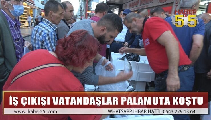 PALAMUT TEZGAHLARA SIĞMADI, SOKAĞA TAŞTI