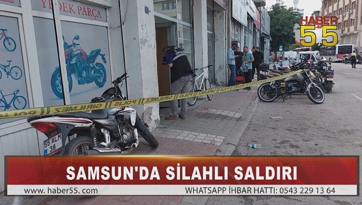 SAMSUN’DA BİSİKLETÇİDE SİLAHLI SALDIRIYA UĞRAYAN 1 KİŞİ YARALANDI