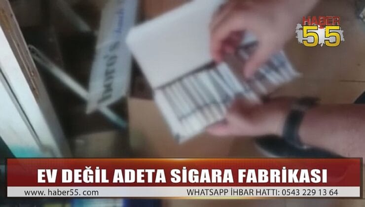 ÇOK SAYIDA BANDROLSÜZ SİGARA ELE GEÇİRİLDİ