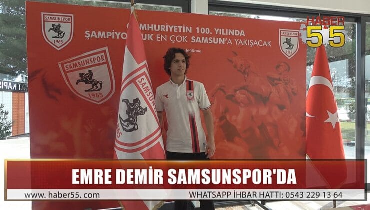 EMRE DEMİR KENDİNİ KIRMIZI BEYAZLI EKİBE BAĞLAYAN İMZAYI ATTI
