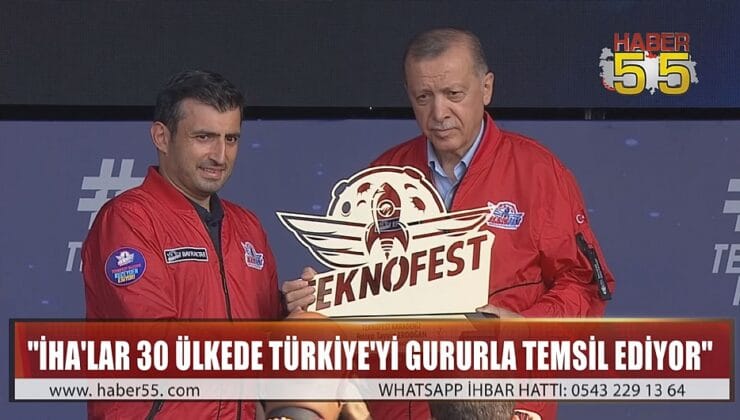 CUMHURBAŞKANI ERDOĞAN TEKNOFEST KARADENİZ FİNAL PROGRAMI İÇİN SAMSUN’DA