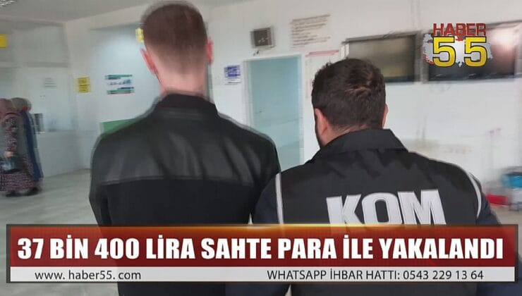 SAMSUN’DA 19 YAŞINDAKİ GENÇ SAHTE PARALARLA YAKALANDI