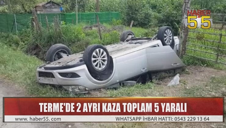 TERME’DE KAZALAR PEŞ PEŞE GELDİ