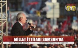 Millet İttifakı Cumhurbaşkanı adayı Kemal Kılıçdaroğlu Samsun’da