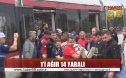 Samsun’da tramvay kazasında can pazarı