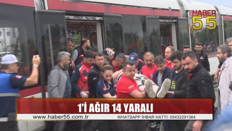 Samsun’da tramvay kazasında can pazarı