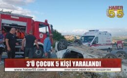Samsun’da tır ile otomobil çarpıştı
