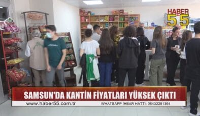 Samsun’da okul kantini denetimi