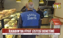 İlkadım Belediyesi zabıta ekipleri fiyat listesi denetimi yaptı