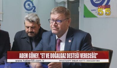 Adem Güney projelerinden bahsetti, Samsun’un altyapı sorunlarına değindi
