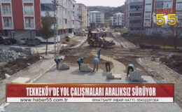 Tekkeköy Belediyesi ulaşım ağını kuvvetlendirmek için kentin her noktasında
