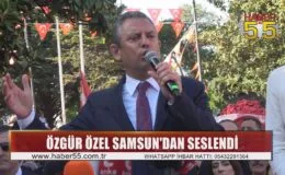 Samsun’da Özgür Özel’den gençlere çağrı