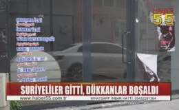 Suriyeliler ülkelerine dönmeye başladı, dükkanlar boşaldı