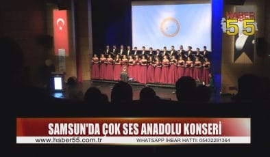 Samsun’da Başkent Filarmoni Sesli Korosu’ndan müzik şöleni