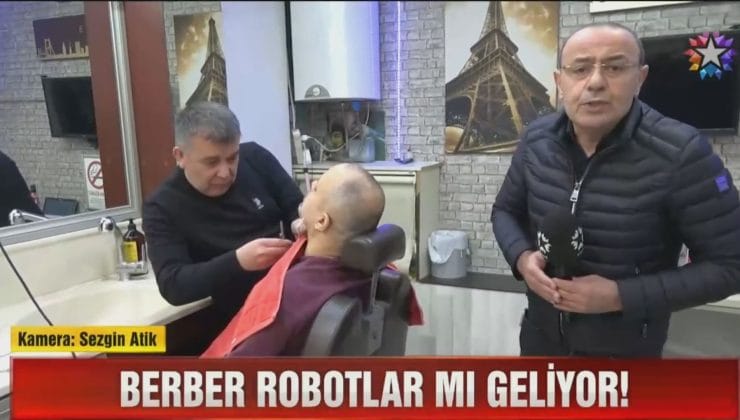 Berber robotlar mı geliyor!