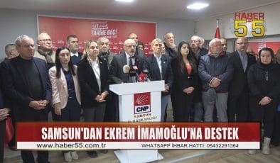 CHP Samsun İl Başkanı Özdağ, ”Bu bir darbedir!”