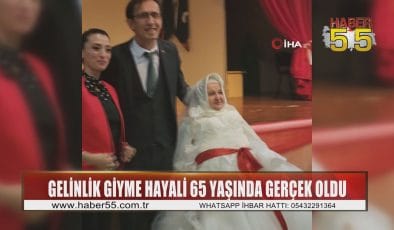 Öğrenciler, 65 yaşındaki huzurevi sakininin gelinlik giyme hayalini gerçeğe dönüştürdü