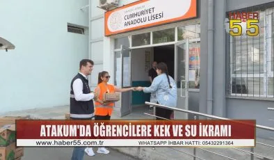 Atakum Belediyesi öğrencilerin LGS heyecanını paylaştı
