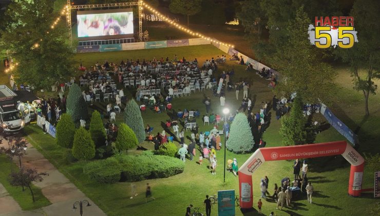 Samsun’da Açık Hava Sinema Geceleri yoğun ilgiyle devam ediyor