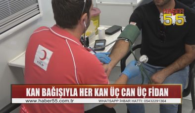 Samsun’da ”Hedef 1919 Kan Bağışı Kampanyası” başladı