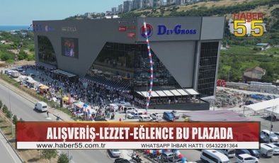 Bu plaza açıldığı günden itibaren Samsunluların yeni buluşma noktası haline geldi