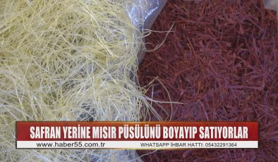 Altın değerindeki safranın sahtesi piyasada