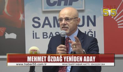 CHP Samsun’da kongre öncesi Özdağ’dan adaylık açıklaması