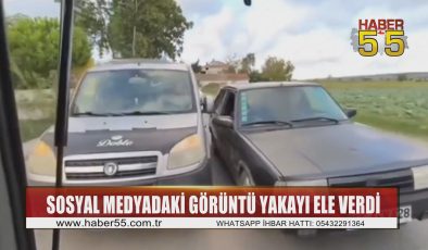 Samsun’da düğün konvoyunda sürücüye ceza yağdı