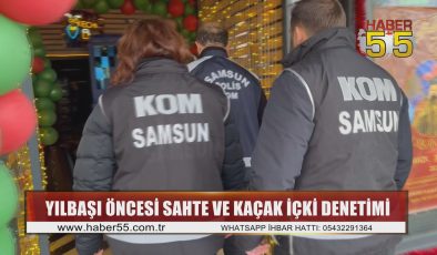 Samsun Polisi Sahte ve Kaçak İçkiye Geçit Vermiyor