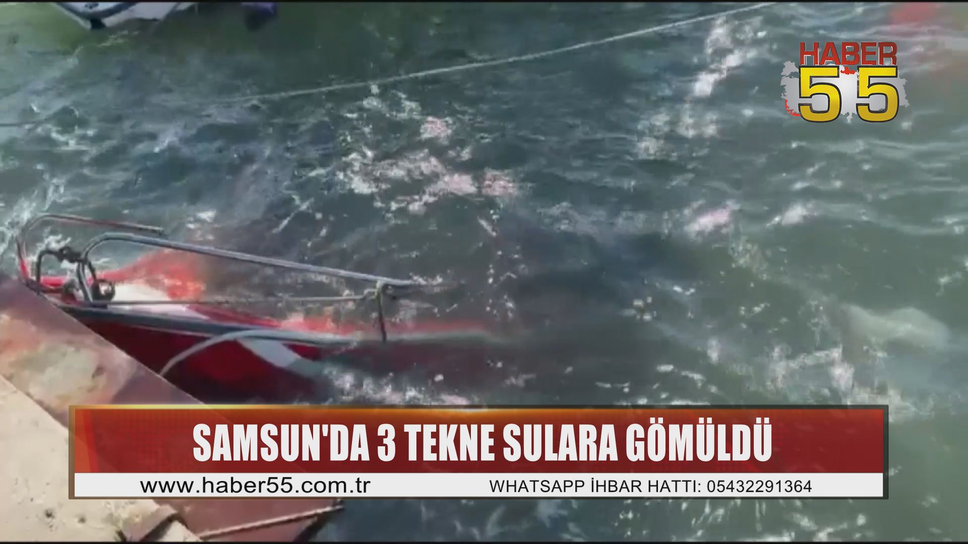 Karadeniz’de fırtına: Samsun’da 3 tekne battı