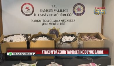 Samsun’da Narkotik Darbesi: 3 Şüpheli, 236 Bin Uyuşturucu Hap