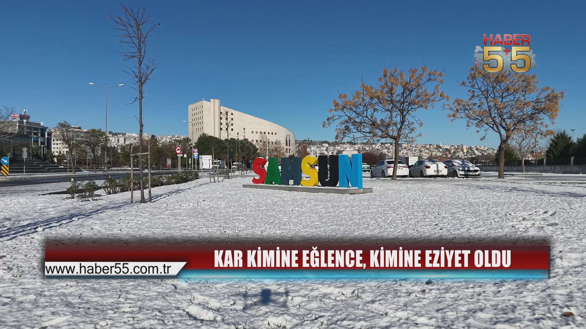 Samsun’da Kar Manzaraları: Drift, Kızak ve Buzlanma