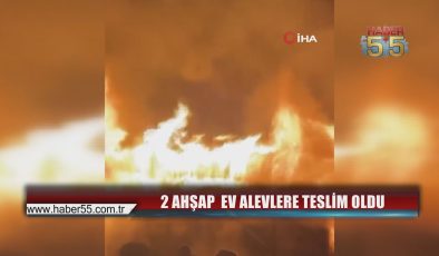 Samsun’da Gece Yarısı Yangın Paniği: Vezirköprü’de İki Ev Yandı