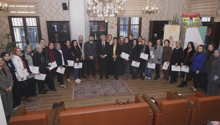 İlkadım’da kursiyerler sertifikalarını aldı