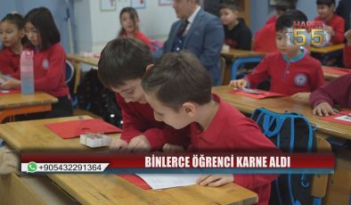 Samsun’da Karne Heyecanı: Yarıyıl Tatili Başladı