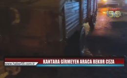 Samsun’da Plakası Kapalı ve Kantara Girmeyen Araca 99 Bin TL Ceza