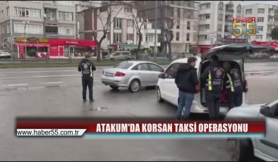 Samsun’da Korsan Taksi Denetimi: 58 Bin TL Ceza Kesildi
