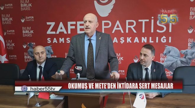 Zafer Partisi’nden Samsun’da Sert Çıkış: “Terörsüz Türkiye” Sürecine Tepki