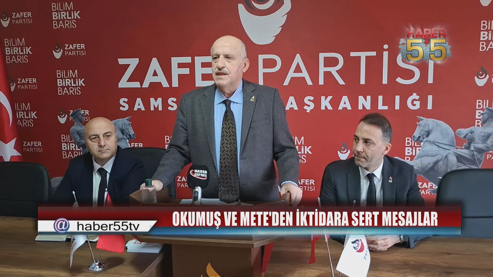 Zafer Partisi’nden Samsun’da Sert Çıkış: “Terörsüz Türkiye” Sürecine Tepki