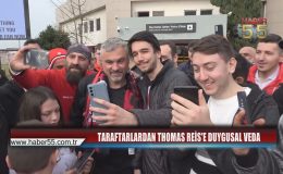 Havalimanında Veda: Samsunspor Taraftarı Reis’i Yalnız Bırakmadı