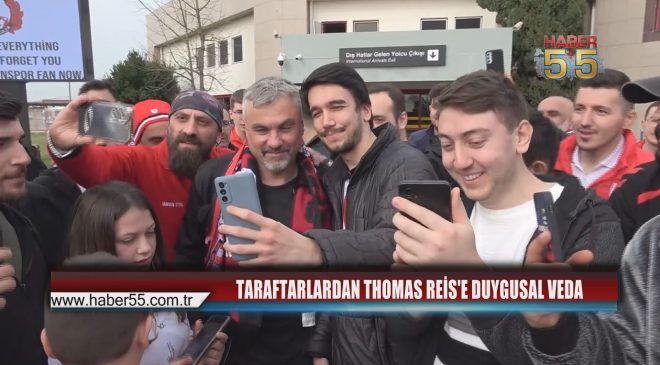 Havalimanında Veda: Samsunspor Taraftarı Reis’i Yalnız Bırakmadı