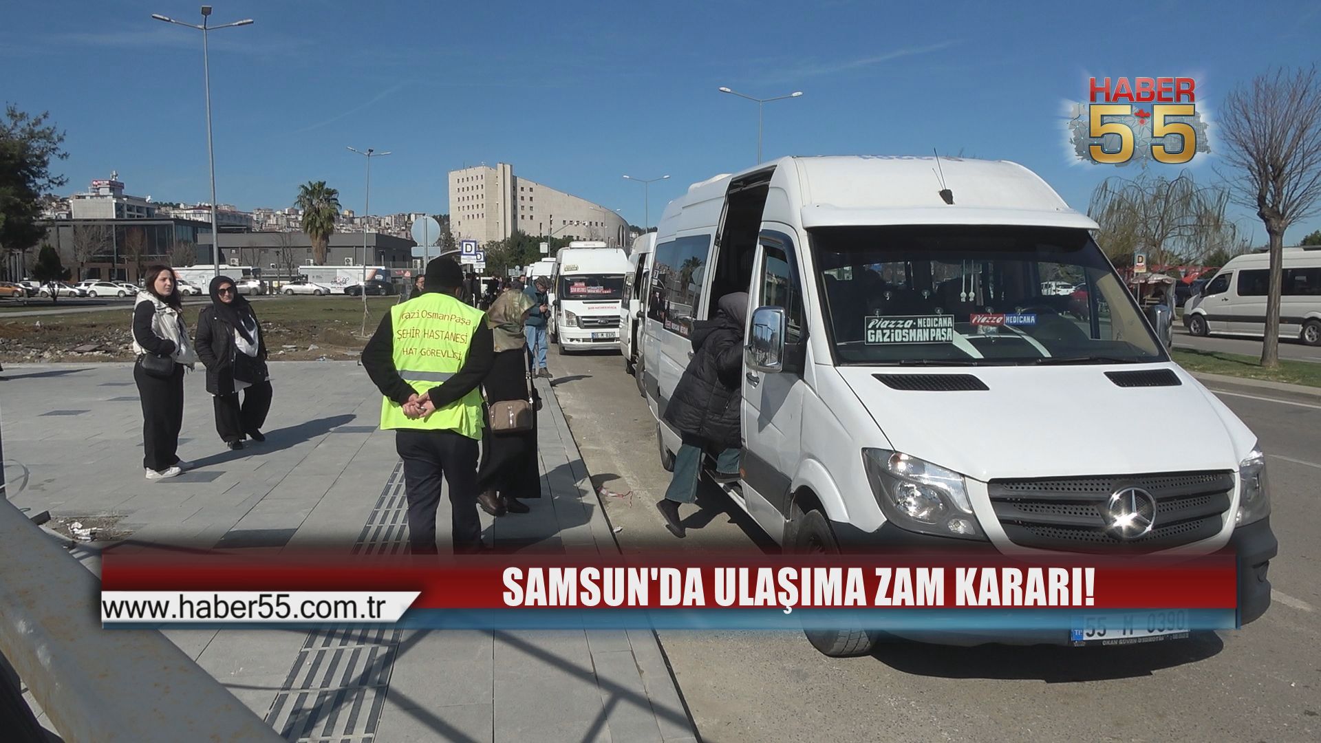 Samsun’da Toplu Taşıma Ücretlerine Yüzde 25 Zam