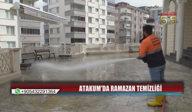 Atakum Belediyesi Ramazan’da Sahada